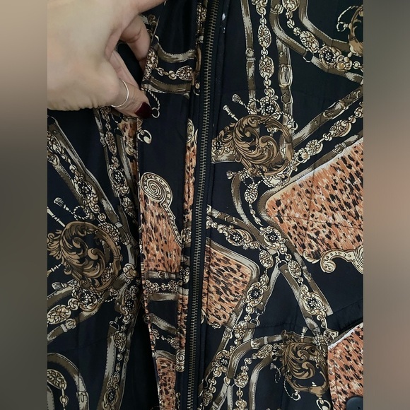 Vintage Anna & Frank 1990’s Silk Leopard Print Bomber Jacket - Picture 3 of 8